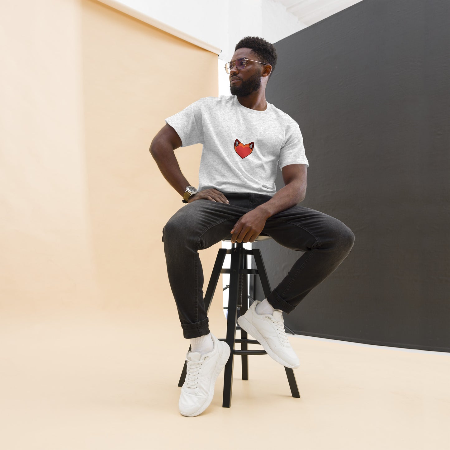 Foxy Heart Men's classic tee