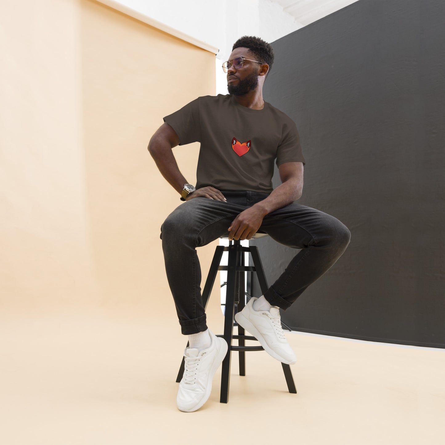Foxy Heart Men's classic tee
