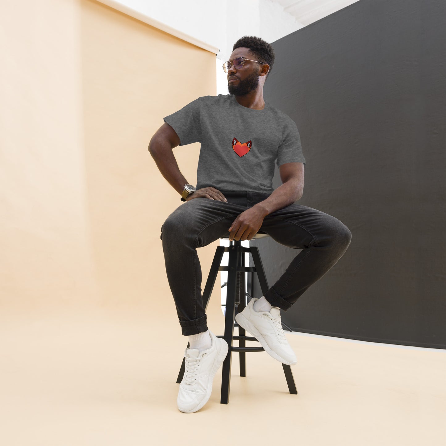Foxy Heart Men's classic tee