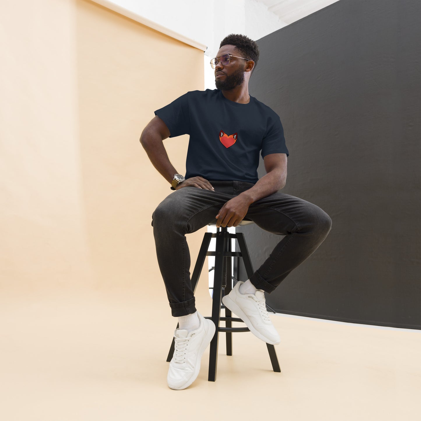 Foxy Heart Men's classic tee