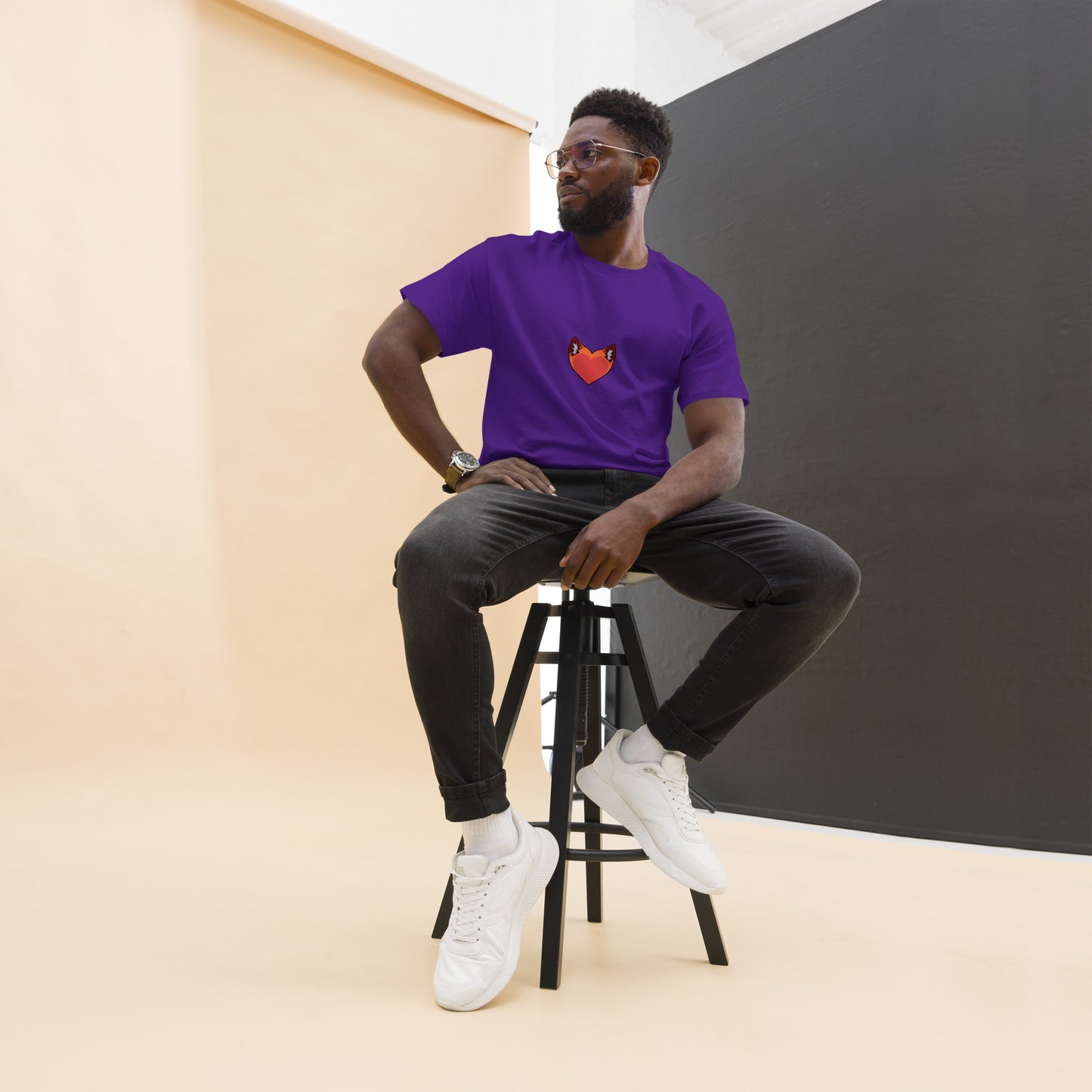 Foxy Heart Men's classic tee