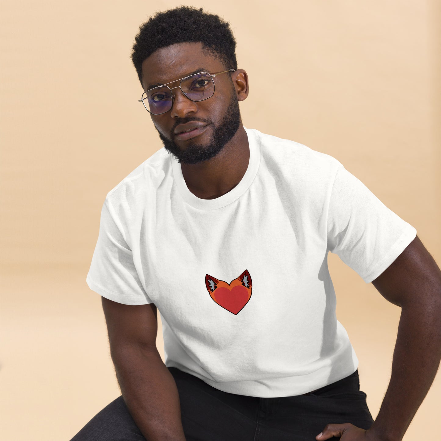Foxy Heart Men's classic tee
