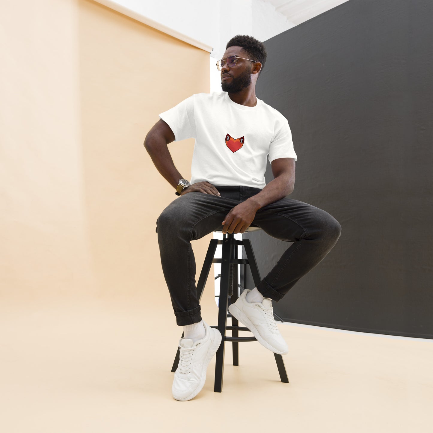 Foxy Heart Men's classic tee