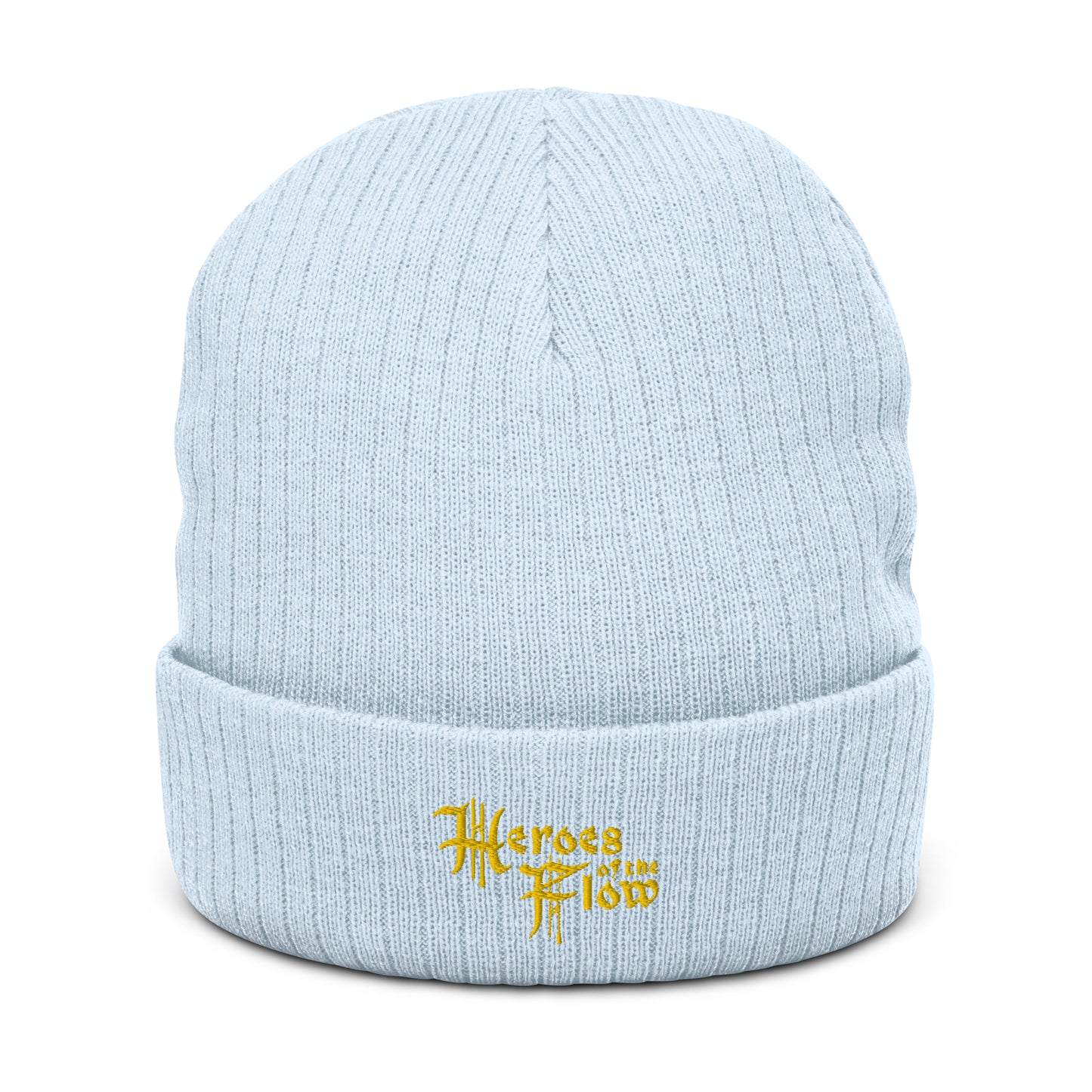 Heroes of the Flow Logo Ribbed knit beanie