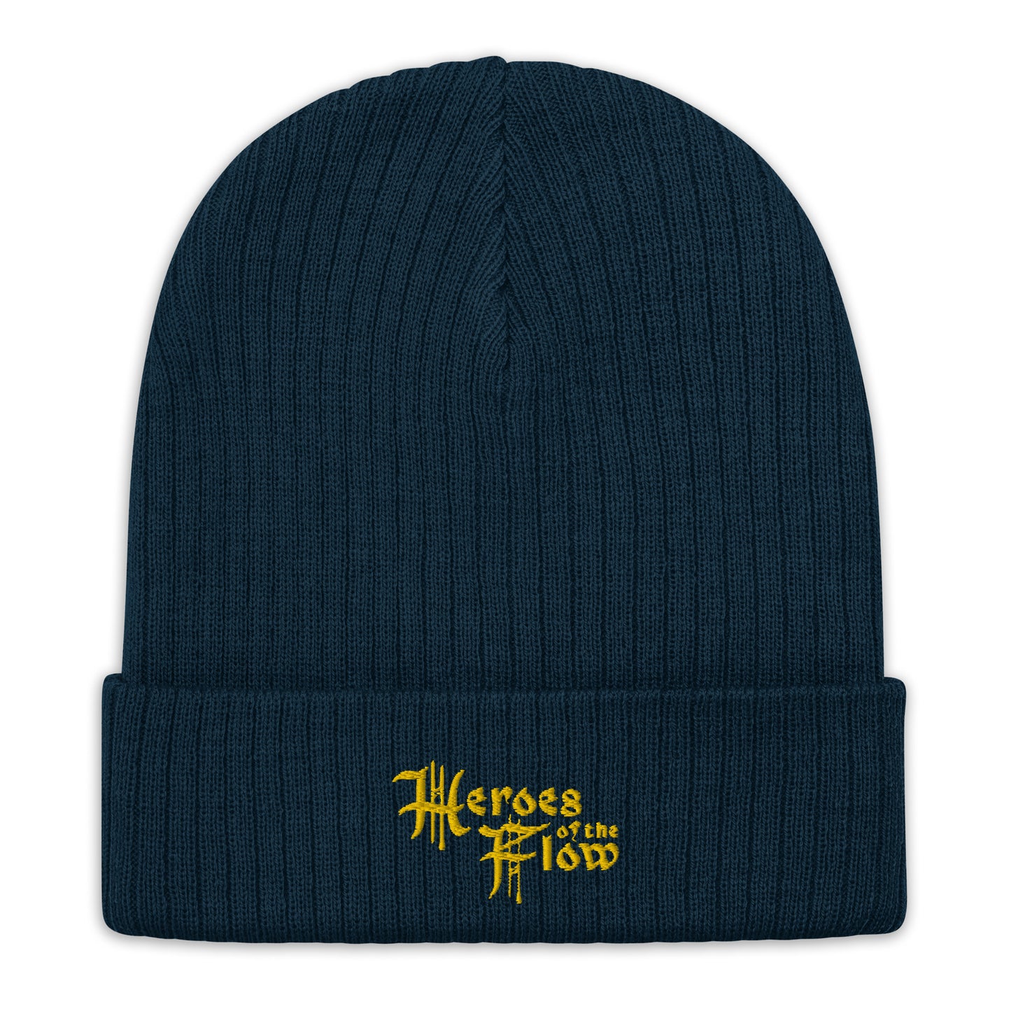 Heroes of the Flow Logo Ribbed knit beanie