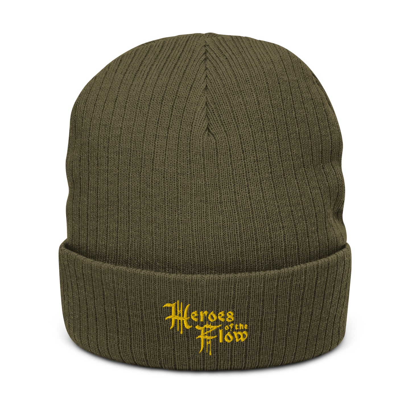 Heroes of the Flow Logo Ribbed knit beanie