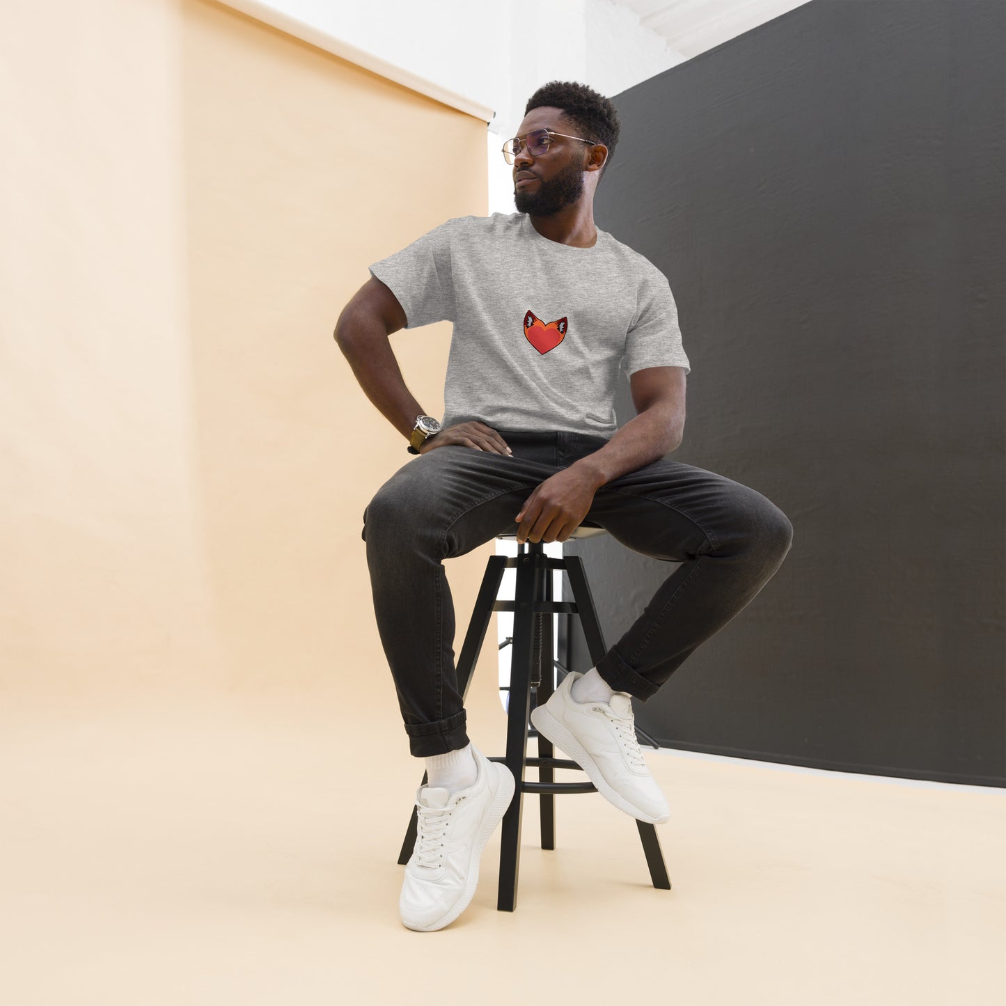 Foxy Heart Men's classic tee